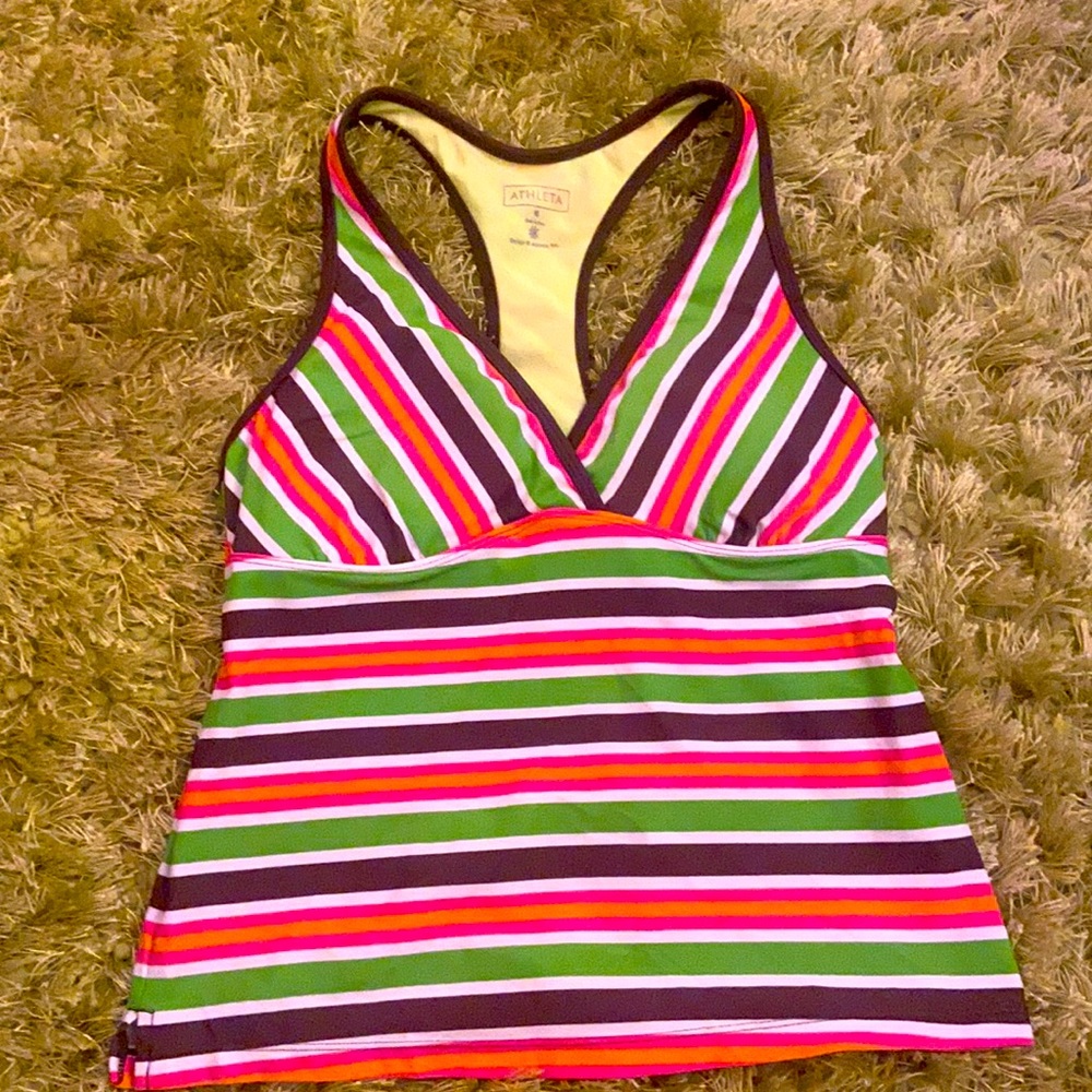 Athlete Stripped Tank